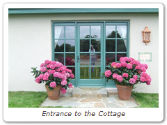 Entrance to the Cottage